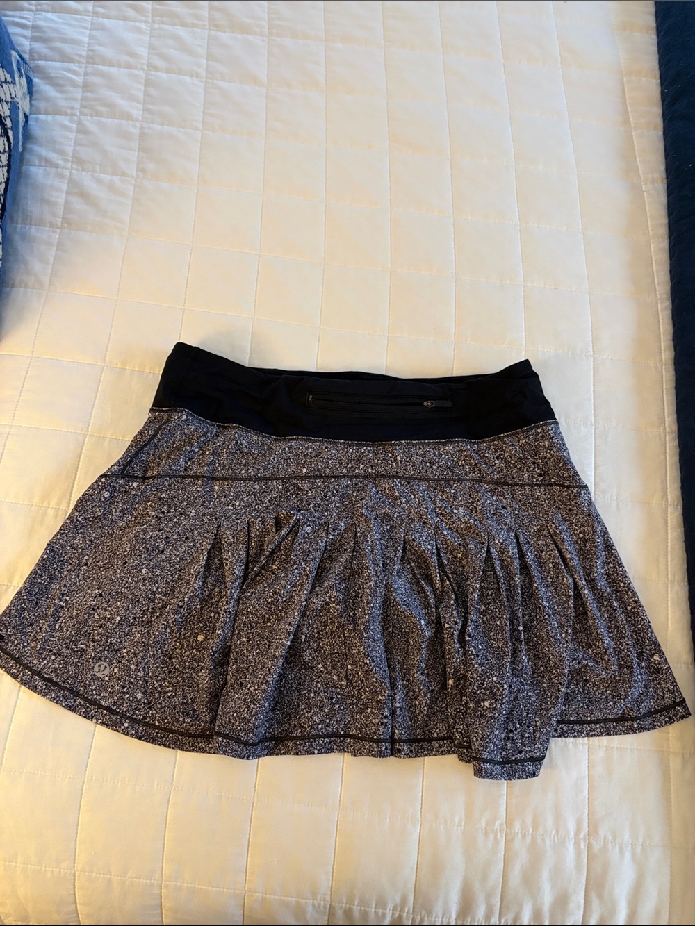 Women's Black and Gray Athletic Skirt with Built-In Shorts lululemon size 6